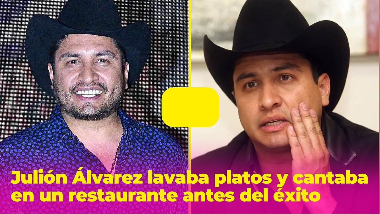 Julión Álvarez tenía sólo 50 dólares cuando inició como cantante: lavó platos y más para triunfar