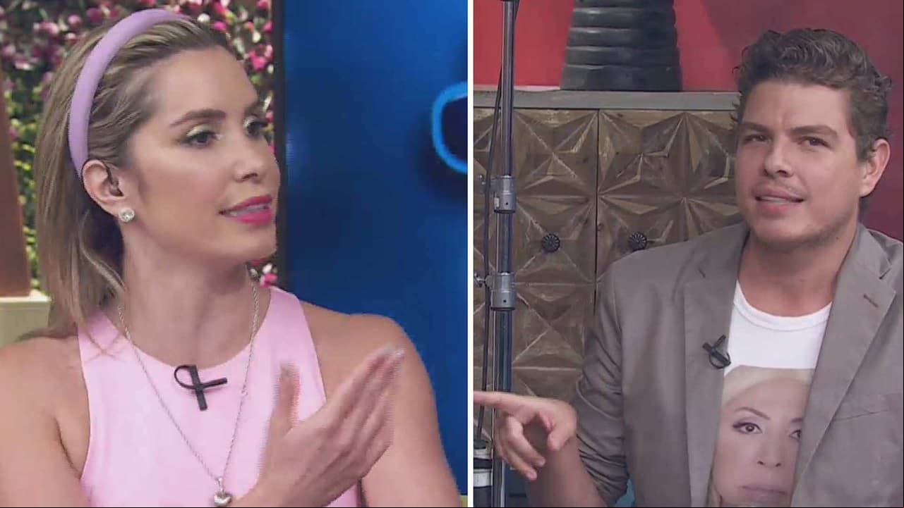 Andrea Escalona tiene encontronazo con reportero de Hoy por defender a J Balvin