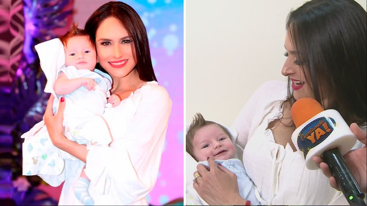 Bebé de Wendy Braga hace su debut en televisión y enternece a todos