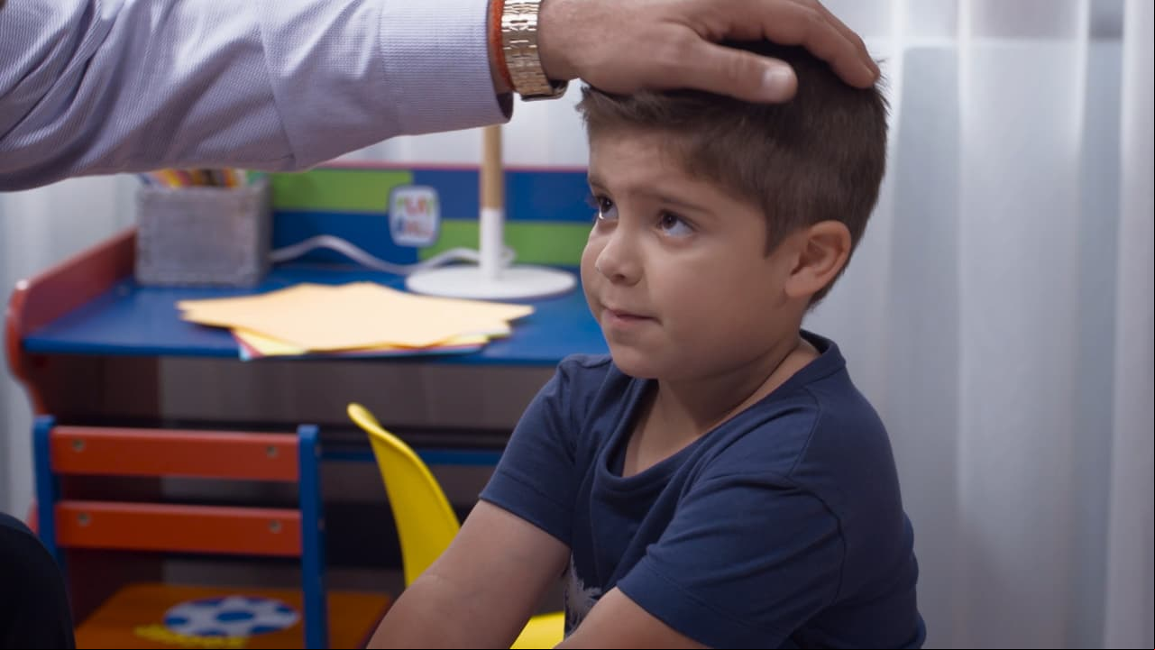"Soy el preferido (nieto) por que soy el único, abuelo".