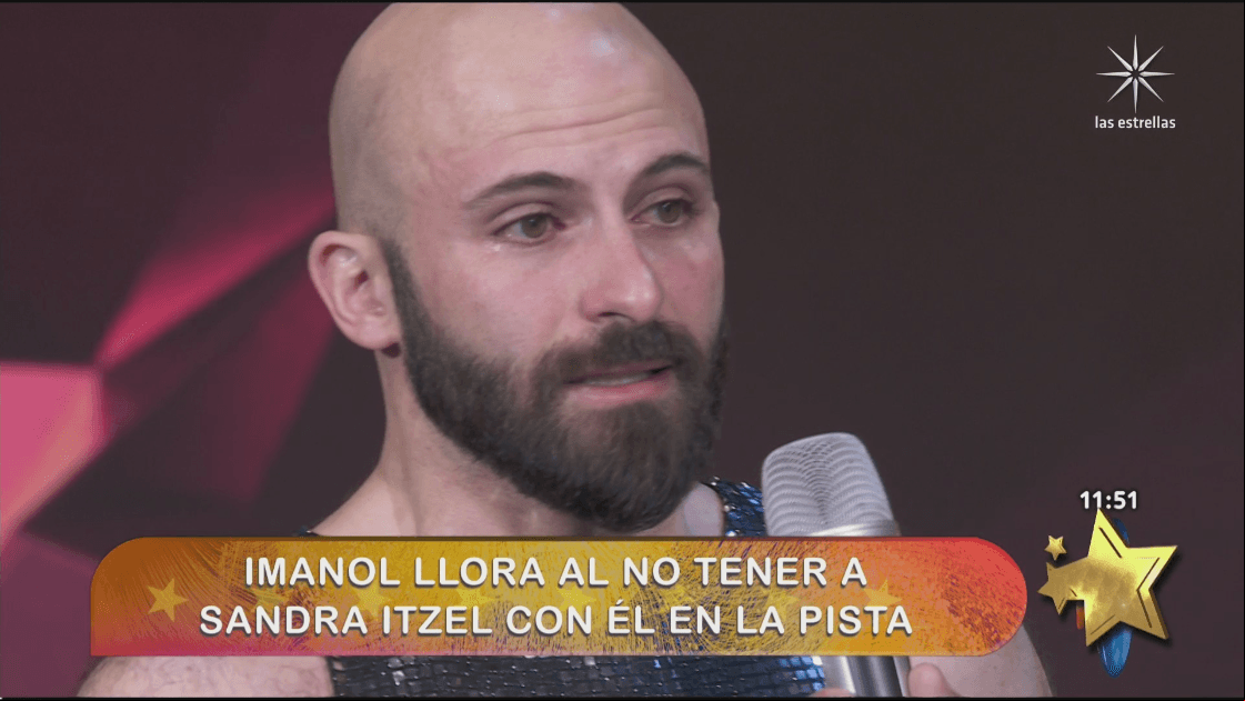 Imanol en Las Estrellas bailan en Hoy
