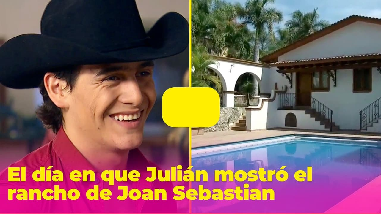 Así fue el día que Julián Figueroa mostró el rancho de Joan Sebastian: le hizo un altar en su honor