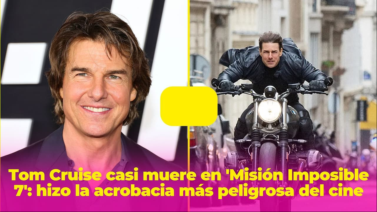 Tom Cruise casi muere en 'Misión Imposible 7': con 60 años hizo la acrobacia más peligrosa del cine