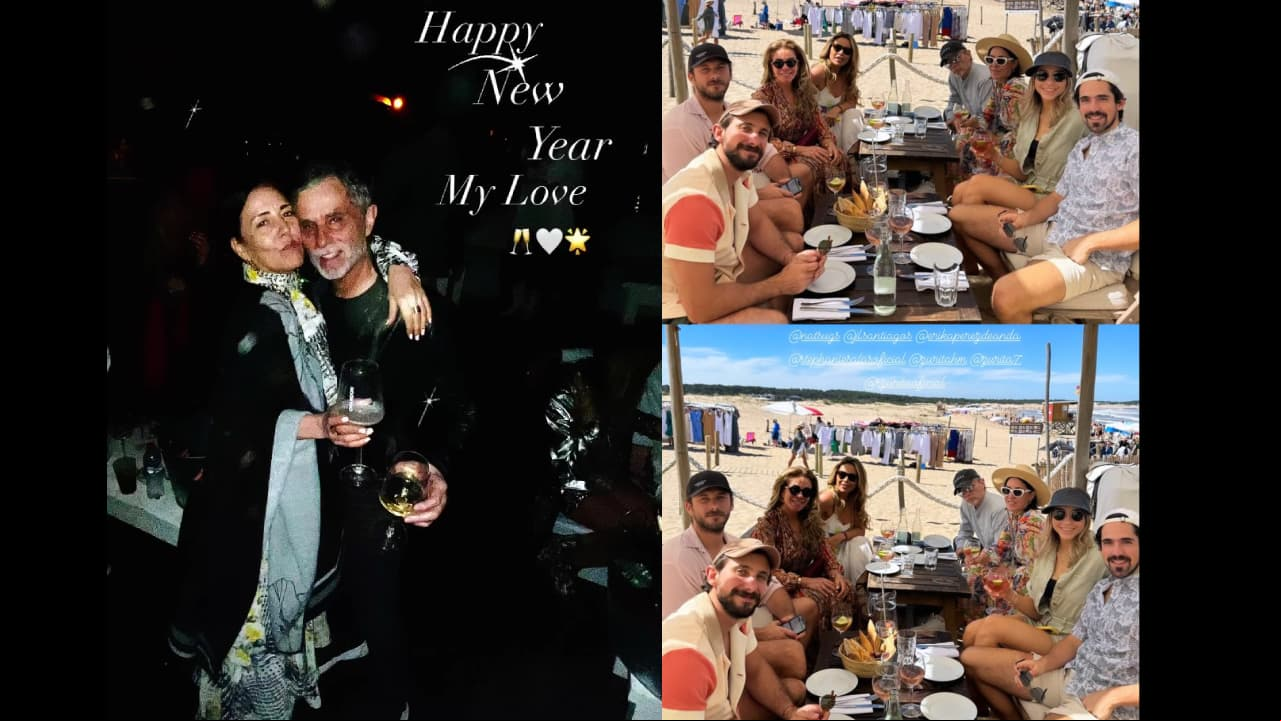 Stephanie Salas celebró el Año Nuevo con Humberto Zurita y sus hijos