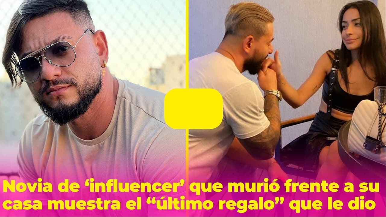 Novia del ‘influencer’ Denis Yoshio revela mensajes y “último regalo” que le envió antes de morir 