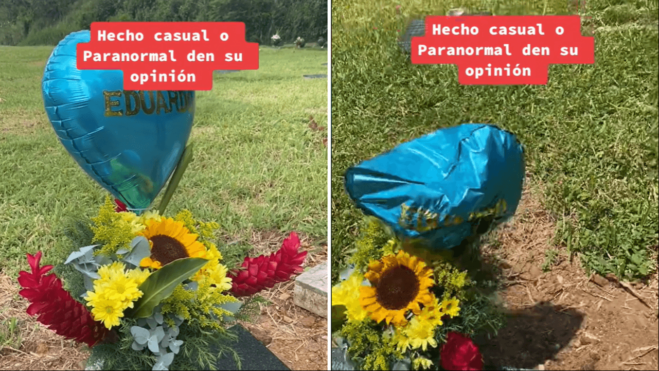 ¿Coincidencia o actividad paranormal? Mujer capta inusuales sucesos en la tumba de su hijo