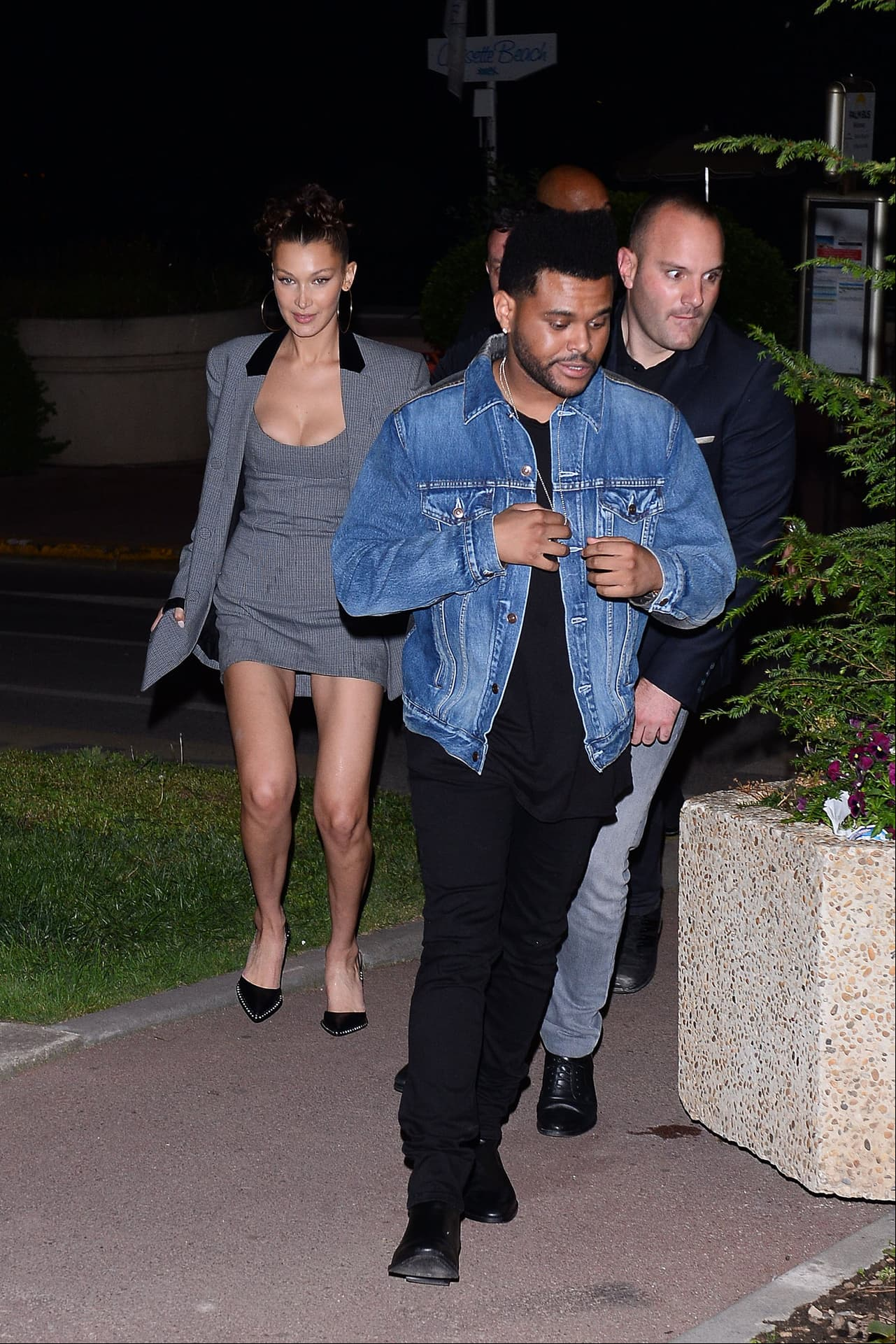 Bella Hadid y The Weeknd en un after party en el Festival de Cine de Cannes