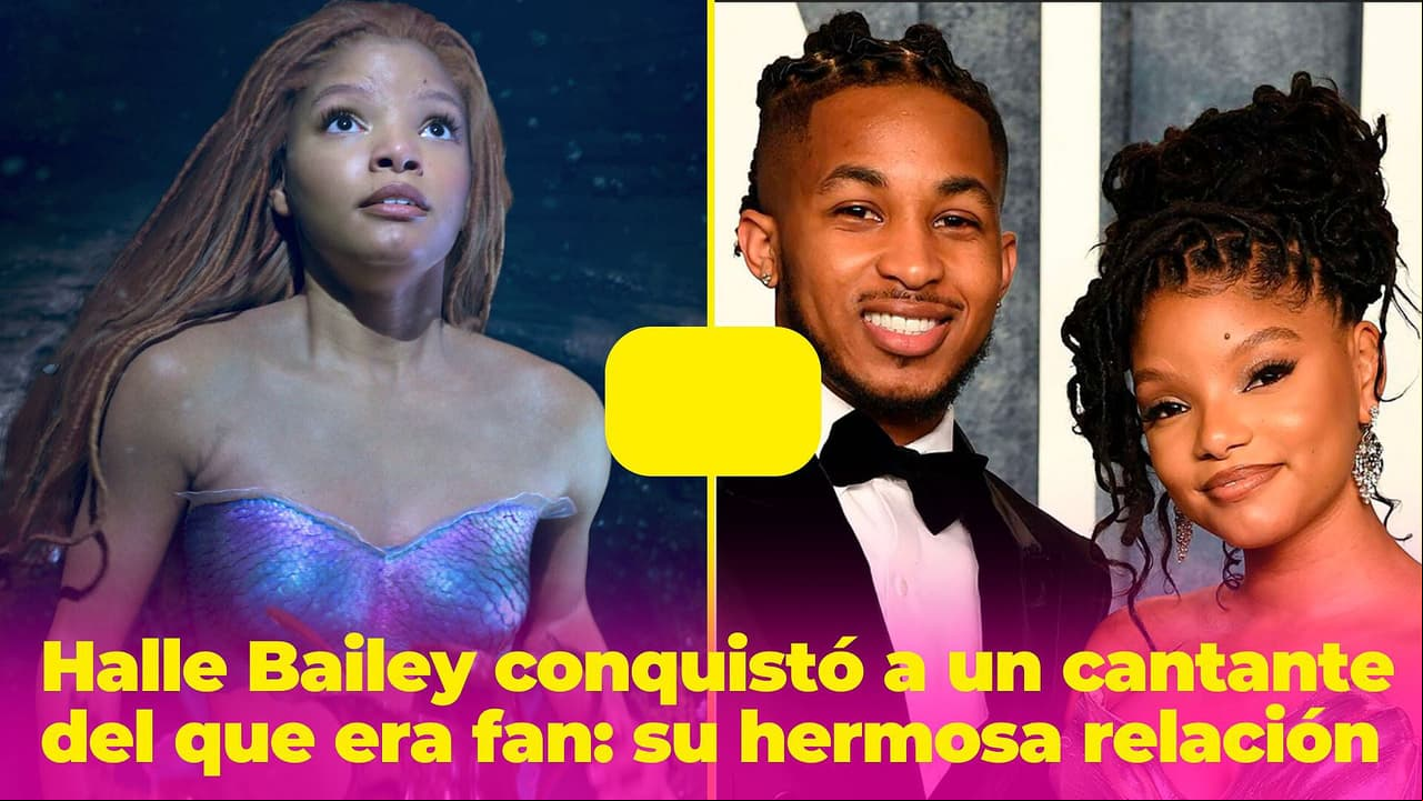 Halle Bailey vive un amor más bello que el de Ariel: enamoró a un cantante del que era fan