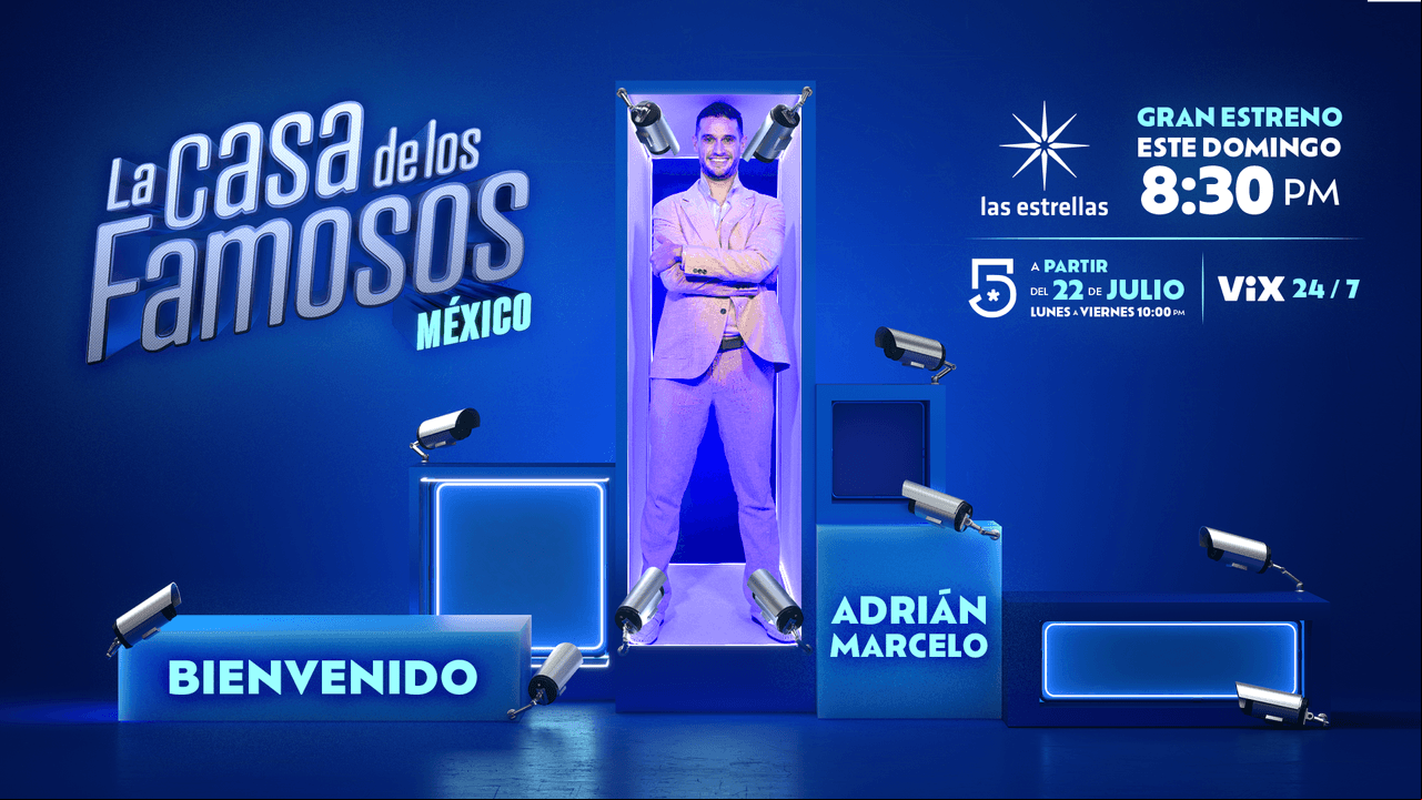 ¡Adrián Marcelo es el nuevo habitante de La Casa de los Famosos México!