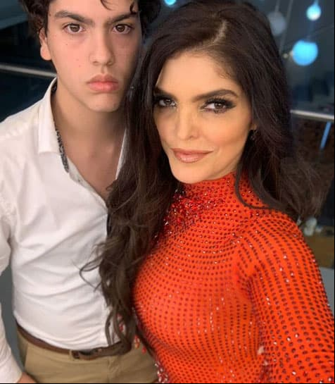 Ana Bárbara y José Emilio, hijo de Mariana Levy