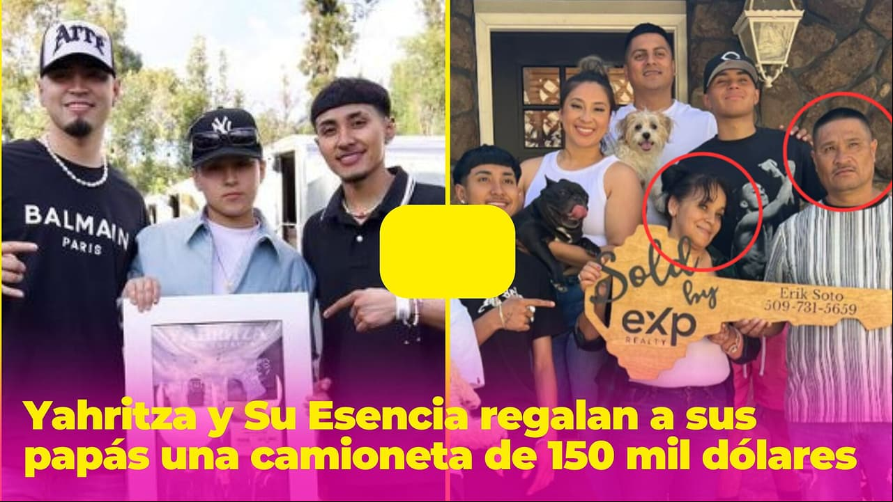 Yahritza y Su Esencia consienten a sus padres con una lujosa camioneta de 150 mil dólares