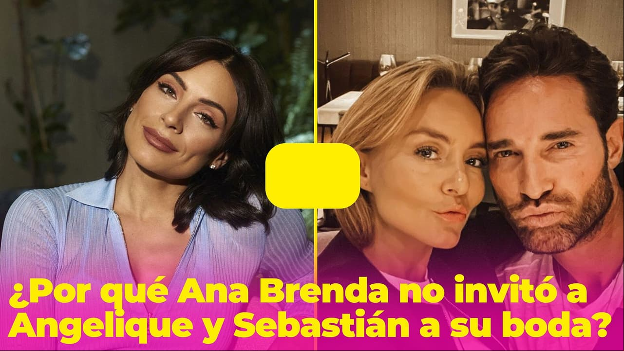 Ana Brenda Contreras dijo por qué no invitó a Angelique y a Sebastián a su boda, ¿están distanciados?