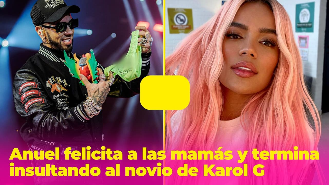 Anuel felicita a todas las "mamás guerreras" y termina insultando a supuesto novio de Karol G