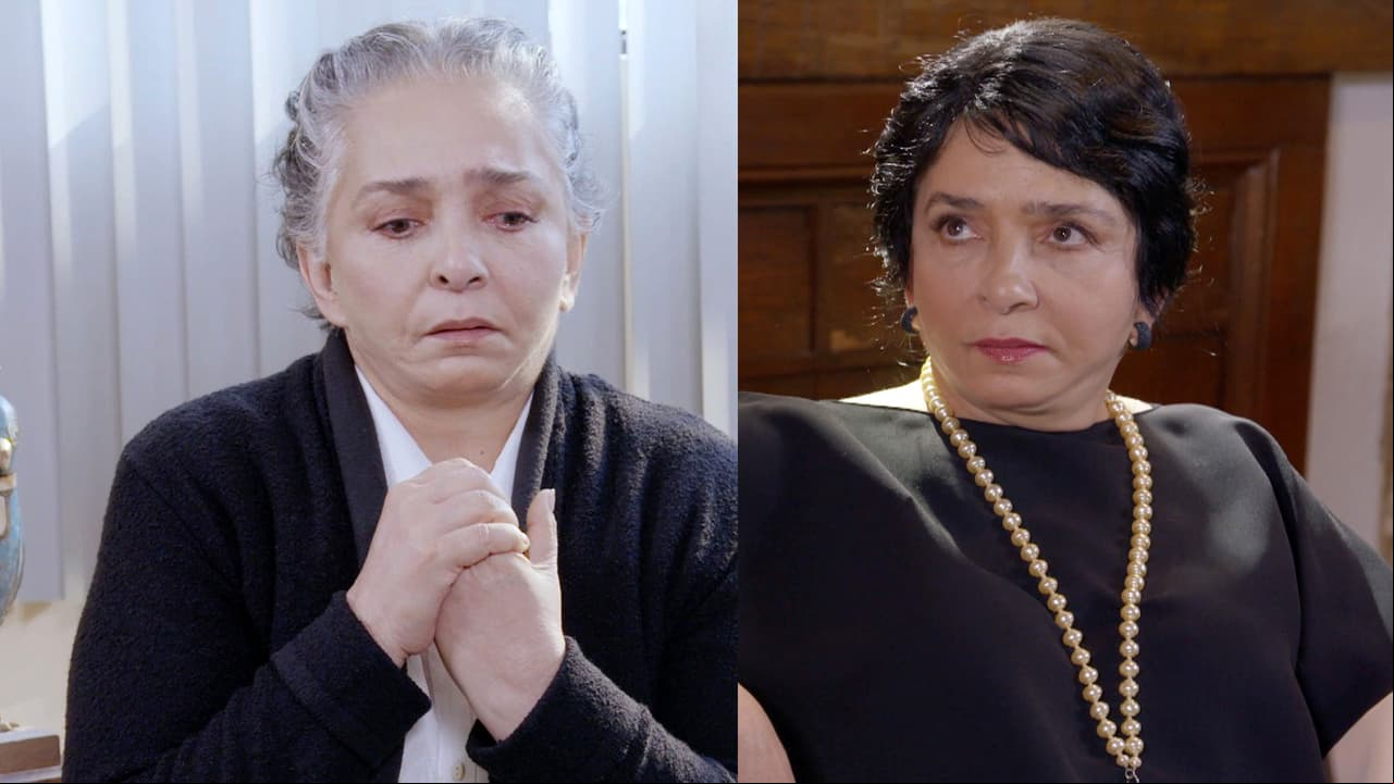 Ana Martin nos mostró en 'La loca de los perros' a una mujer de clase media encanecida, pero en 'Presa fácil' era una mujer elegante con cabello completamente negro.