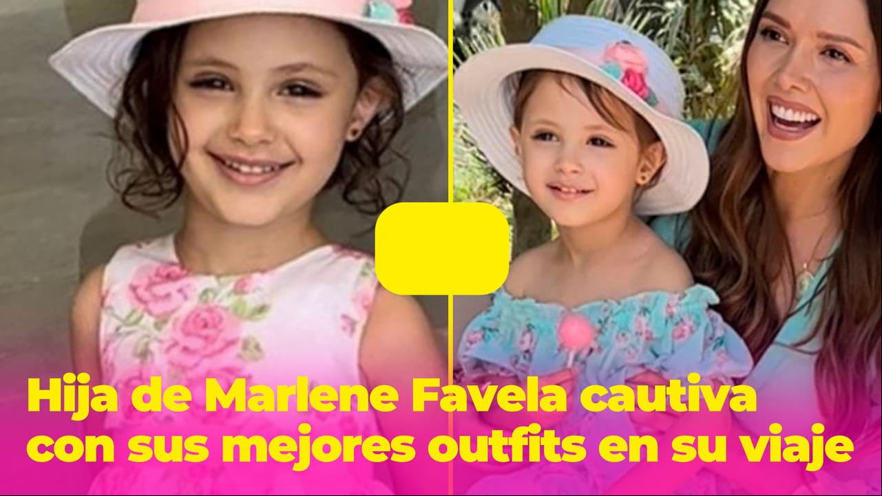 La hija de Marlene Favela es una mini fashionista: los outfits con los que brilló en su viaje
