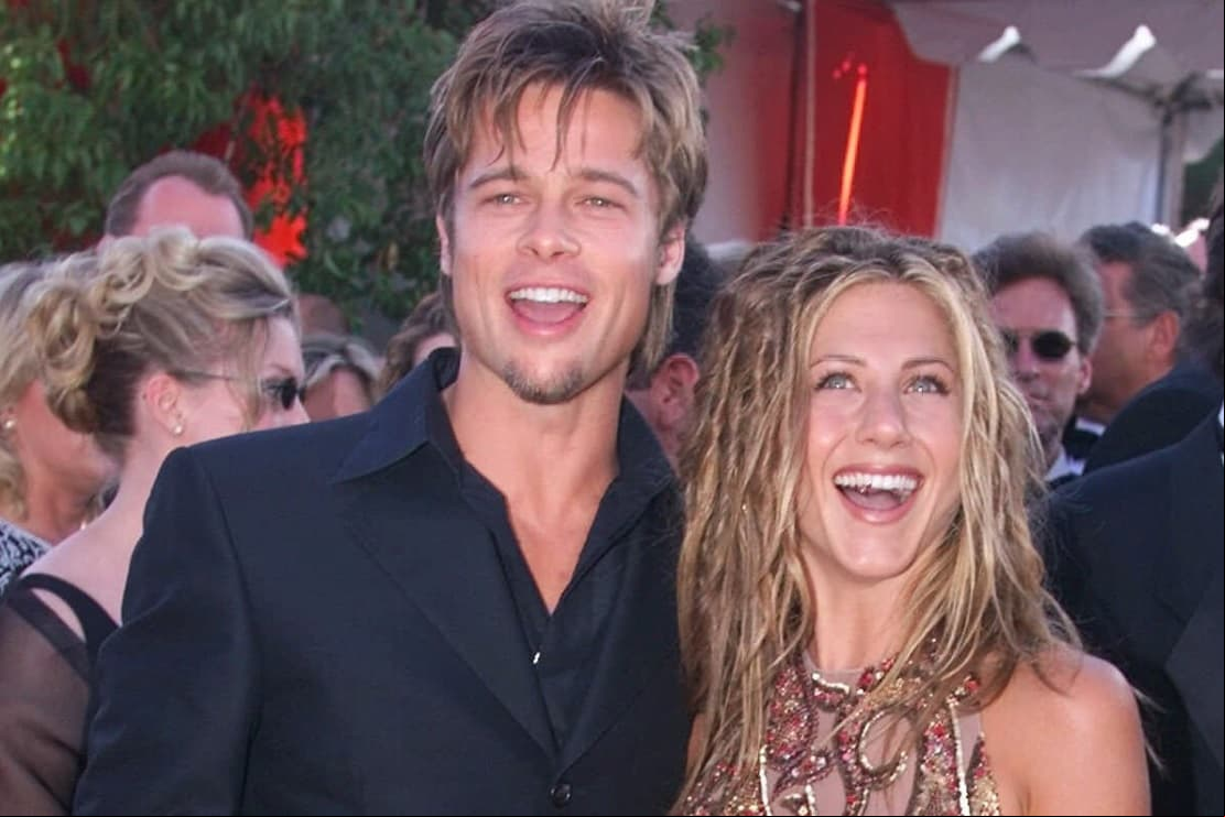 Brad Pitt con Jennifer Aniston en 1999