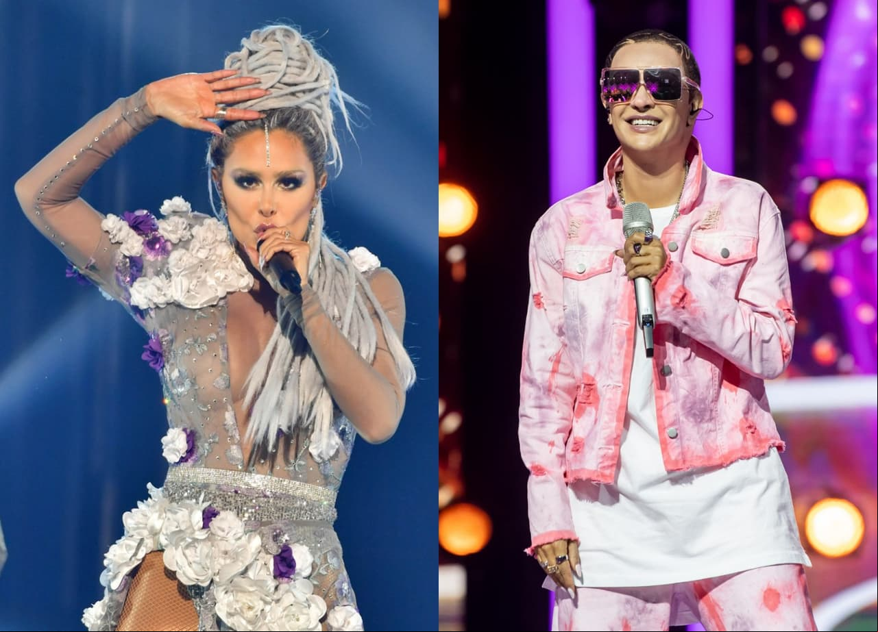 Ninel Conde imitó a Jennifer y a Bad Bunny