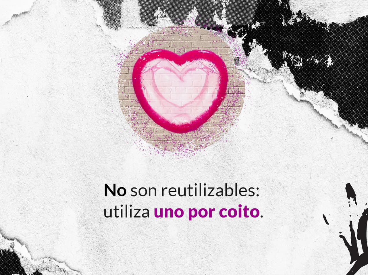 Reutilizar un condón disminuye el efecto protector, pues puede provocar que se rompa o que se filtren fluidos.