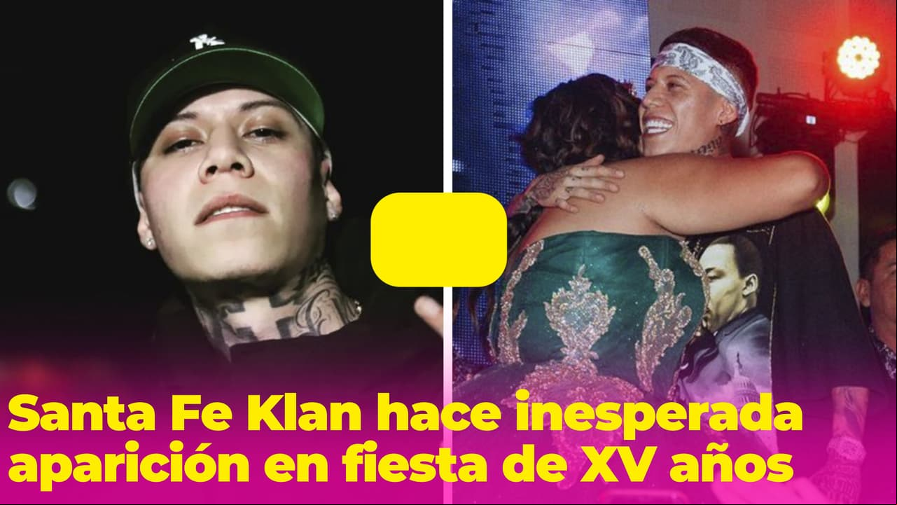 Santa Fe Klan llega de sorpresa a una celebración de XV años y da concierto privado