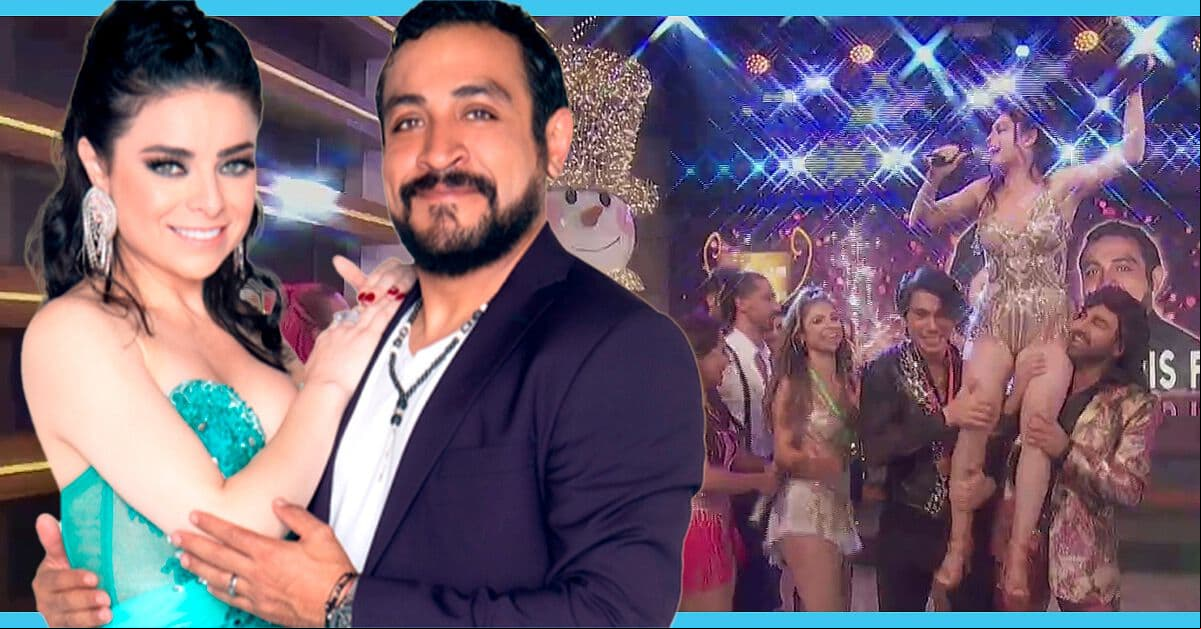 Violeta Isfel y Luis Fernando Peña celebran su triunfo en Las Estrellas Bailan en Hoy
