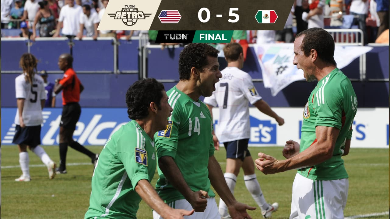 Futbol Retro | México goleó a Estados Unidos en la Final de la Copa Oro