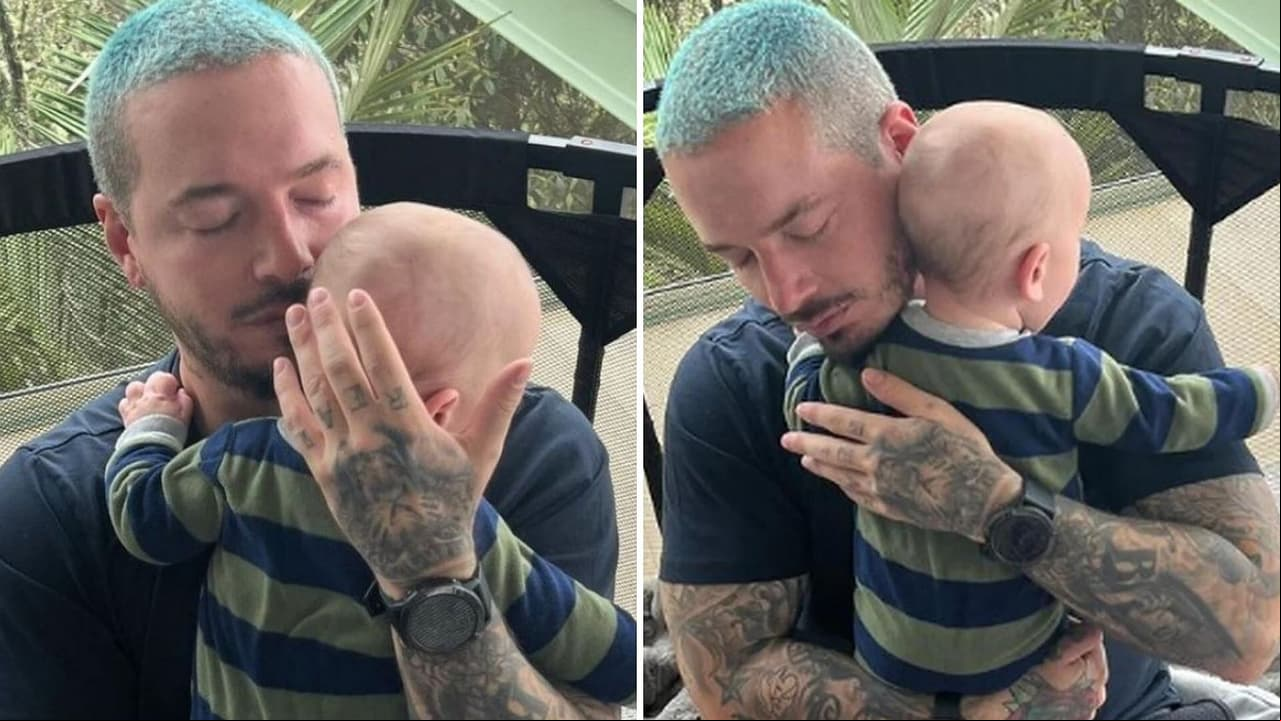 Bebé de JBalvin saca el flow bailando reguetón con su papá