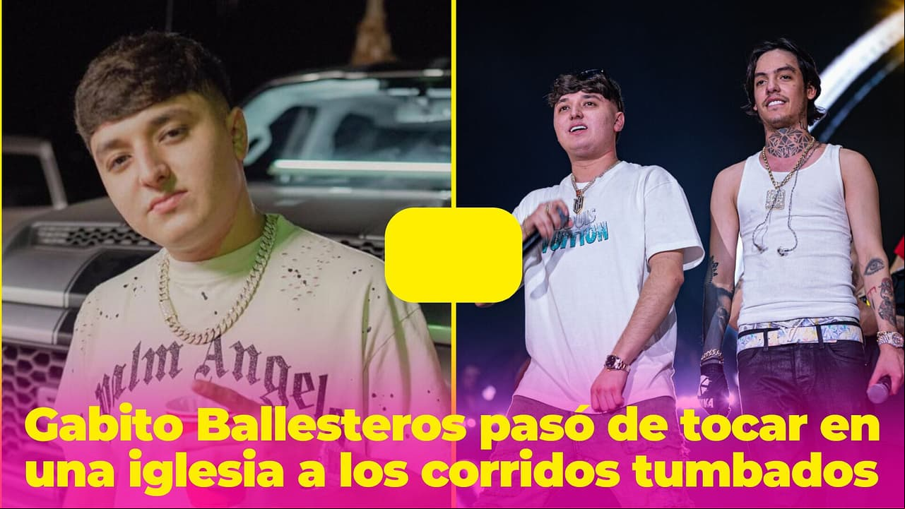 ¿Quién es Gabito Ballesteros? Pasó de tocar en una iglesia a ser una estrella de los corridos tumbados