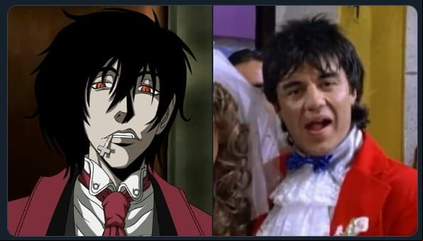 Adrián Uribe en 'La Hora Pico' fue comparado con un personaje de anime llamado: sacerdote Cheddar.