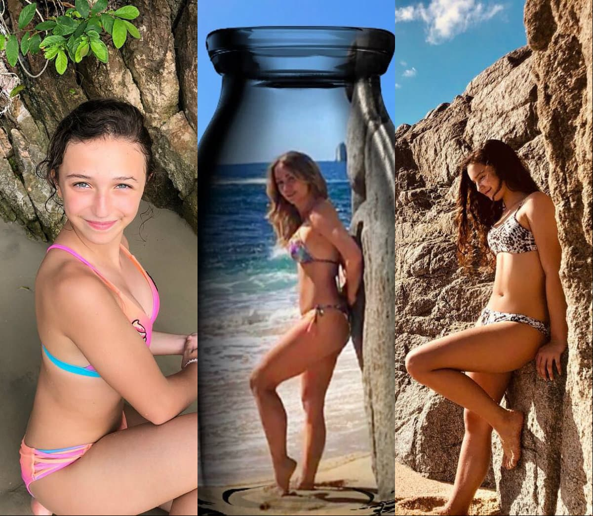 Con estas fotografías, Andrea Legarreta demuestra que heredó su belleza a sus hijas Mía y Nina, quienes siguen sus pasos en el espectáculo.
