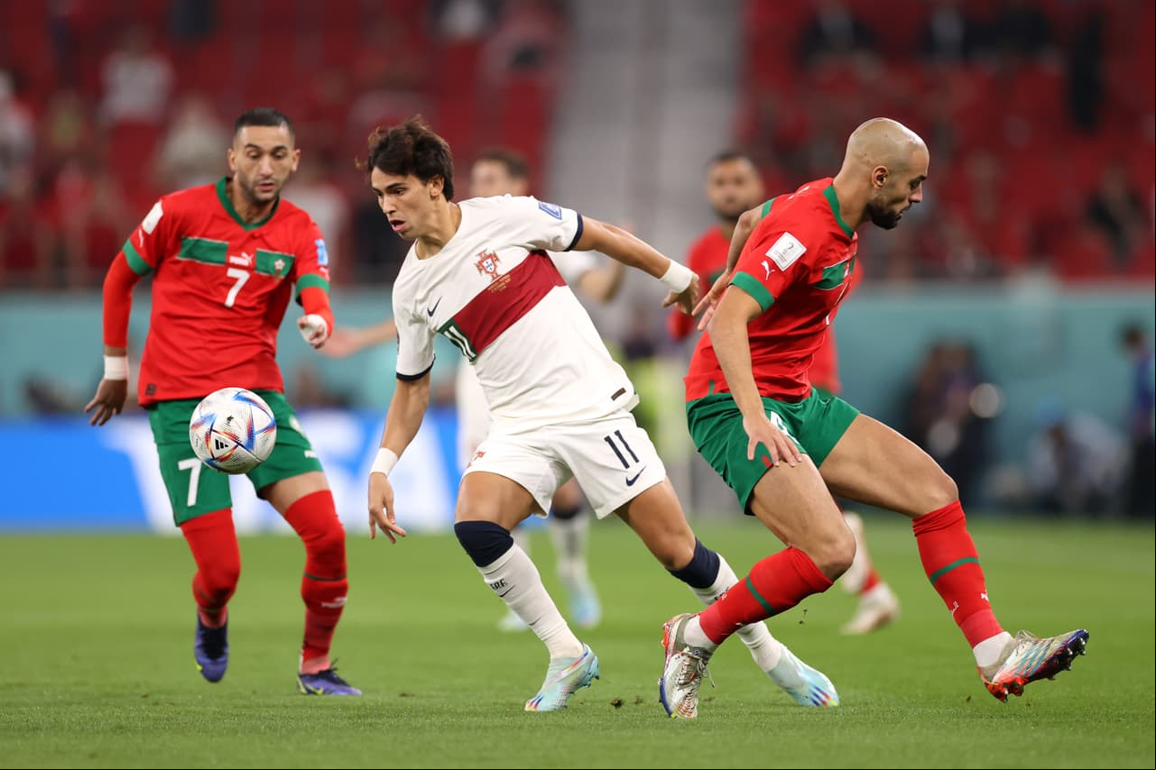 Marruecos derrotó 1-0 a Portugal con gol de Youssef En-Nesyri en el Estadio Al Thumama para convertirse en la primera selección africana en Semifinales en una Copa del Mundo.