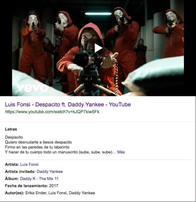 La canción 'Despacito' se reestableció horas después del ataque