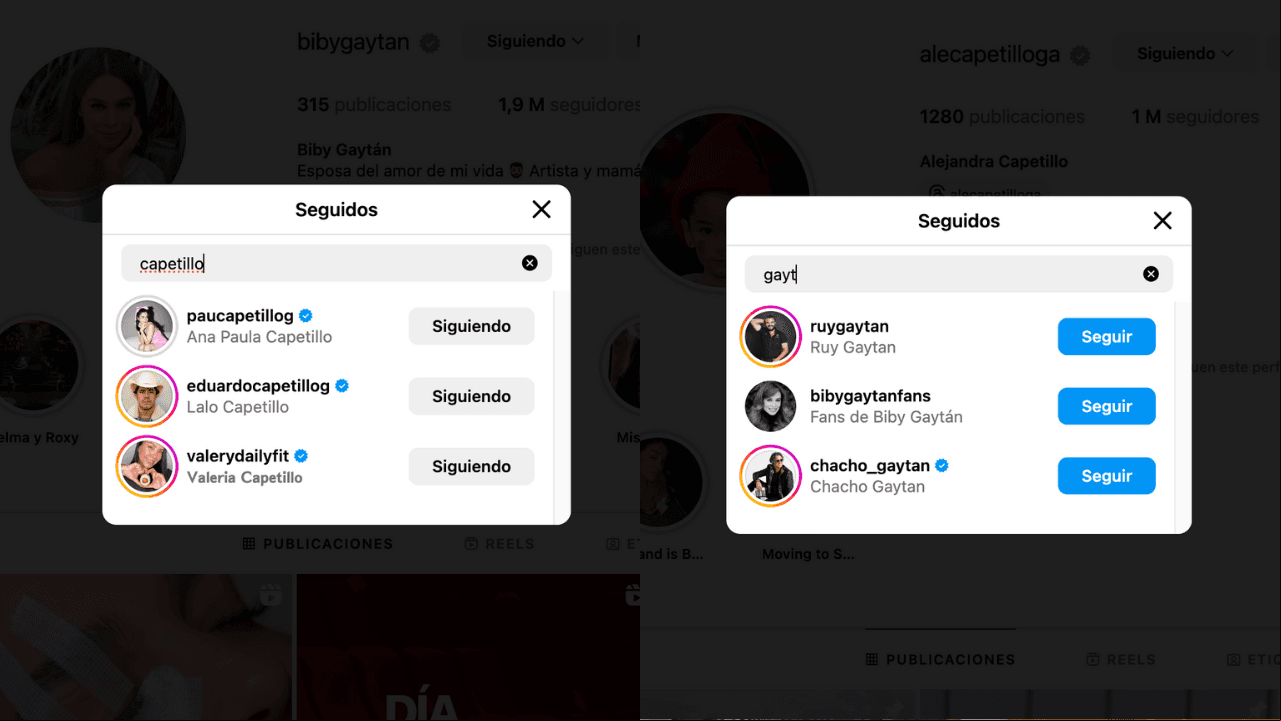 Biby Gaytán y su hija Alejandra se dejan de seguir en redes sociales tras la boda