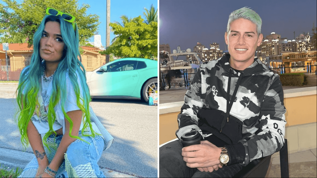 Karol G y James Rodríguez son captados juntos otra vez; aquí la foto