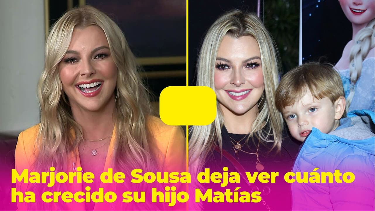 Marjorie de Sousa deja ver cuánto ha crecido su hijo Matías: ya es una estrella de TikTok
