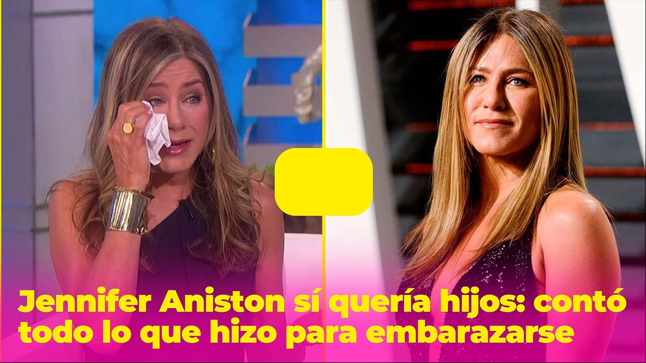 Jennifer Aniston sí quería ser mamá: contó todo lo que hizo para embarazarse