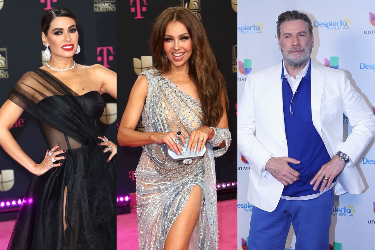 Galilea Montijo y Thalía presumen su encuentro con John Travolta