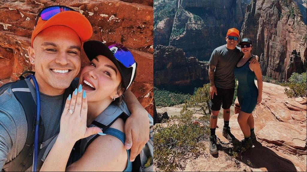 Chiquis y Emilio Sánchez desbordaron felicidad ante su compromiso.