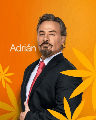 'Adrián', interpretado por Sergio Sendel, es un hombre de negocios, ambicioso y calculador que está casado con 'Natalia'.