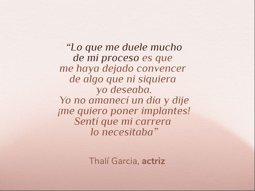 Thalí Garcia, actriz
