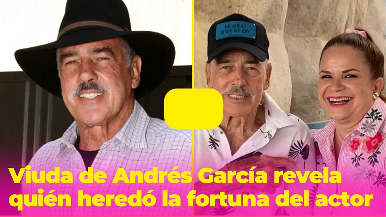 Andrés García le heredó todo esto a su viuda (y dejó fuera de su testamento a dos de sus hijos)