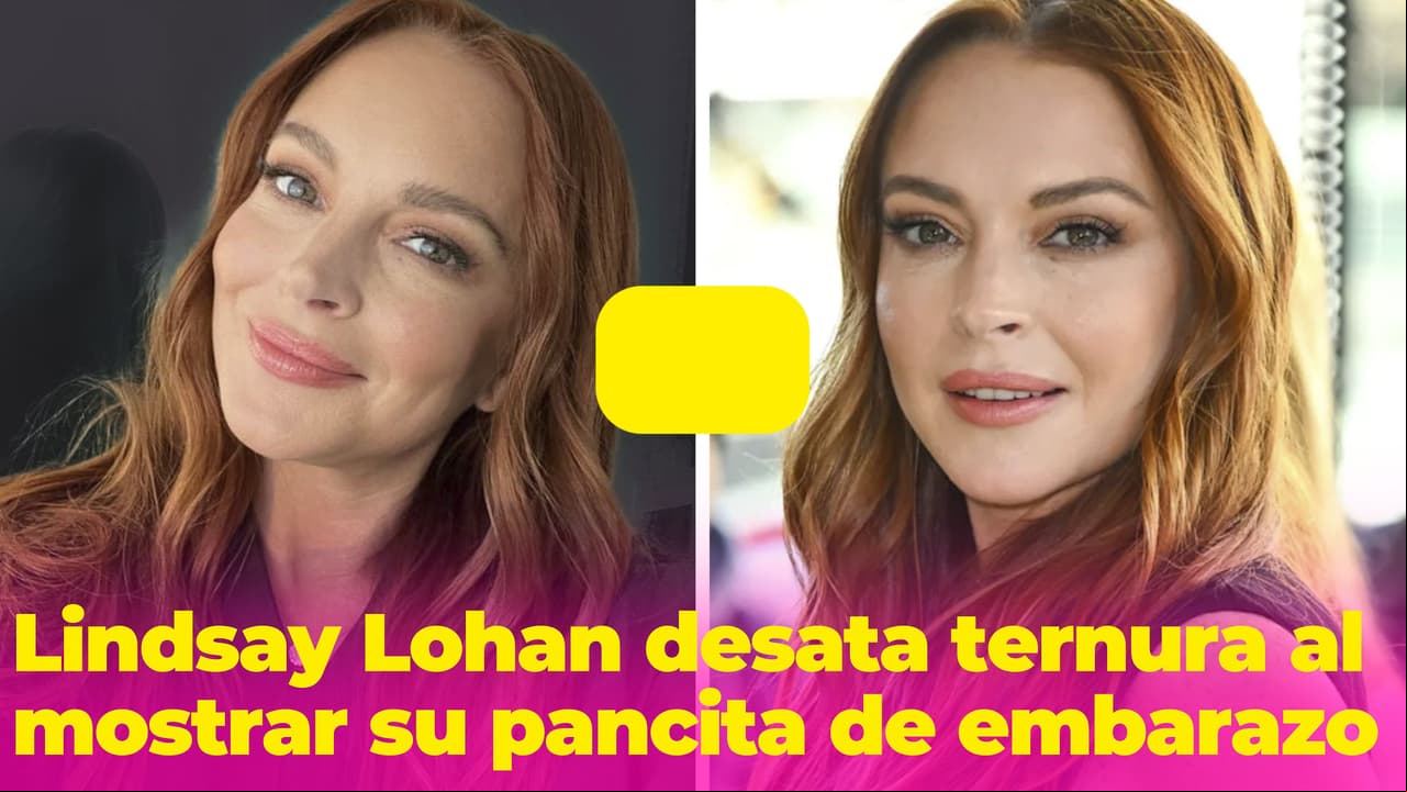 Lindsay Lohan presume por primera vez su pancita embarazada con una hermosa foto