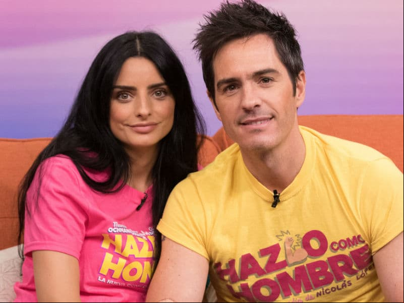 Aislinn Derbez comparte cómica foto de Mauricio Ochmann y su hija Kailani