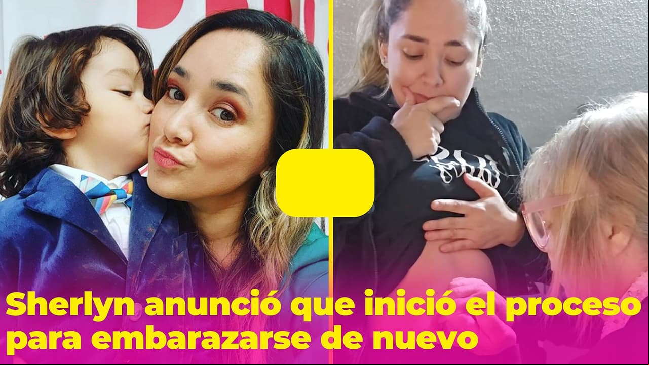 Sherlyn será mamá de nuevo: inició el proceso para tener otro bebé a los 38 años