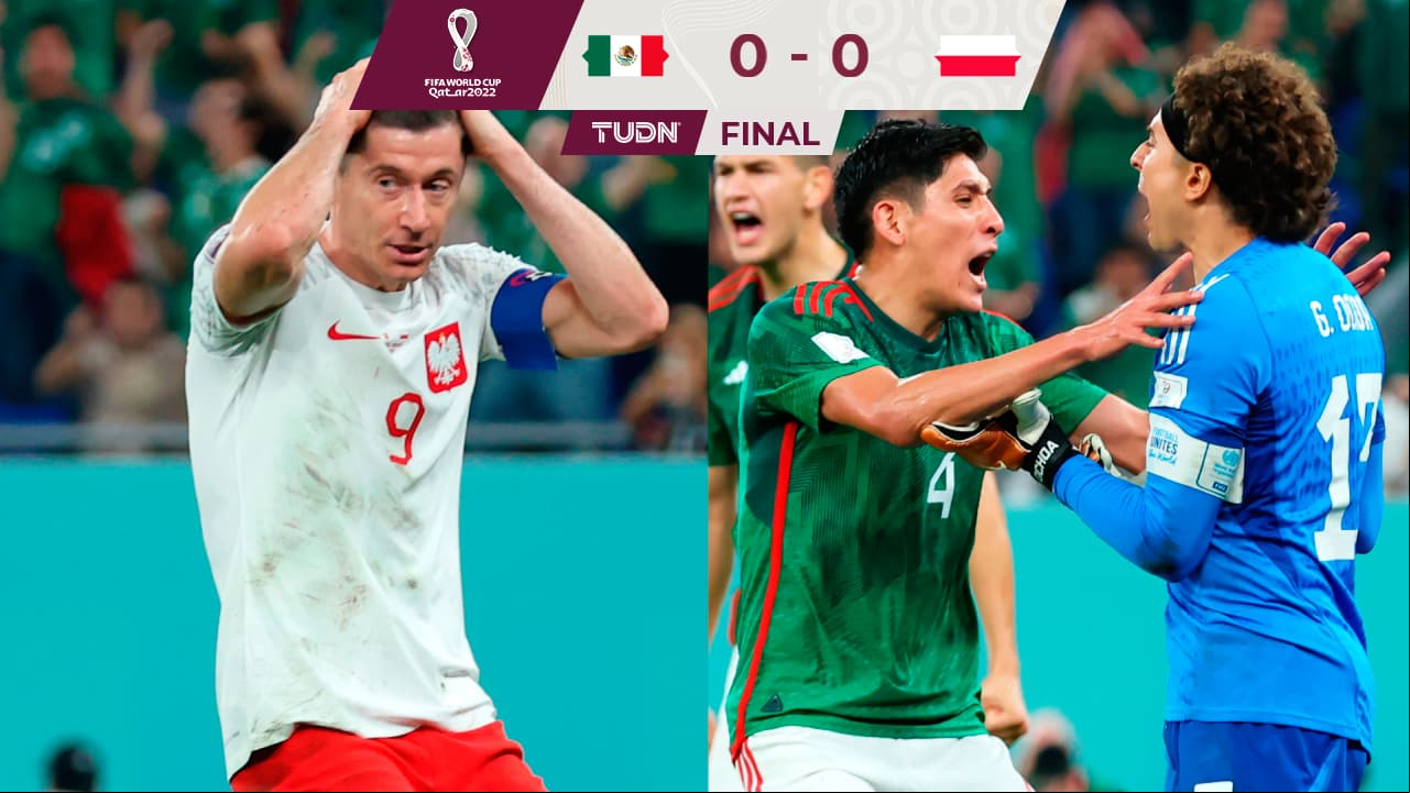 Ochoa salva a México de la derrota ante Polonia en debut del Mundial Qatar 2022