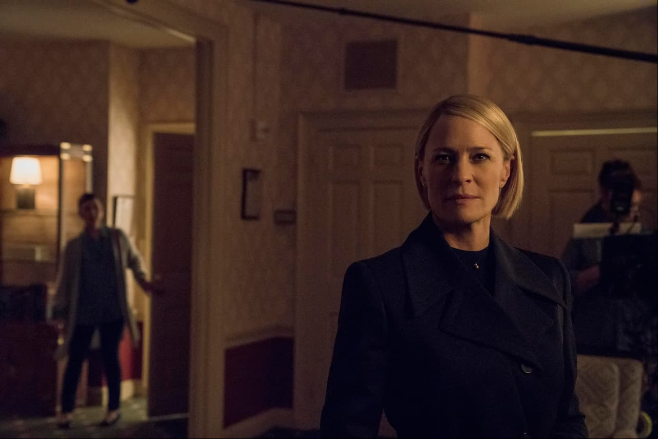 Así luce Robin Wright como presidenta en 'House of Cards'