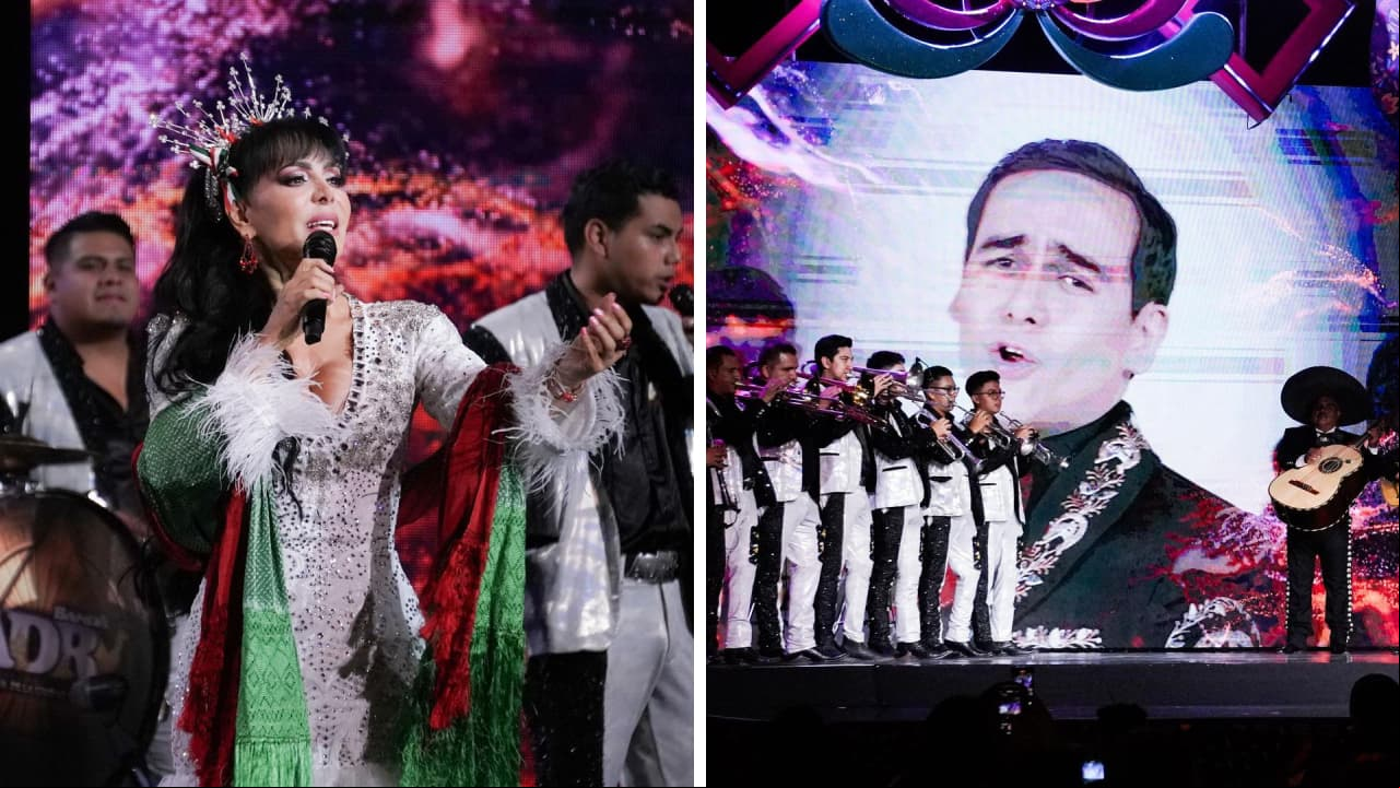 Maribel Guardia y Julián Figueroa en la 'Fiesta Mexicana 2023'
