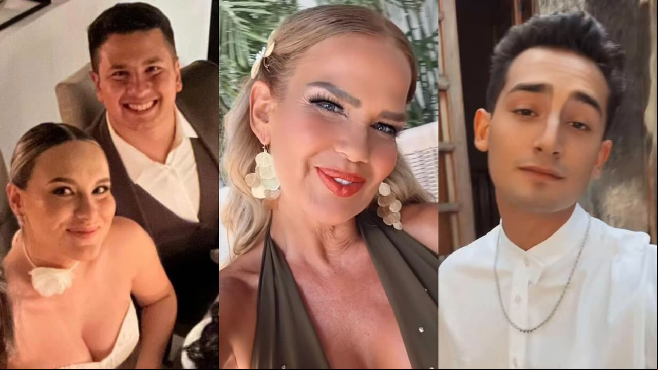 Hijo mayor de Niurka se casa en "lujosa" boda: su hermano Emilio aparece con falda