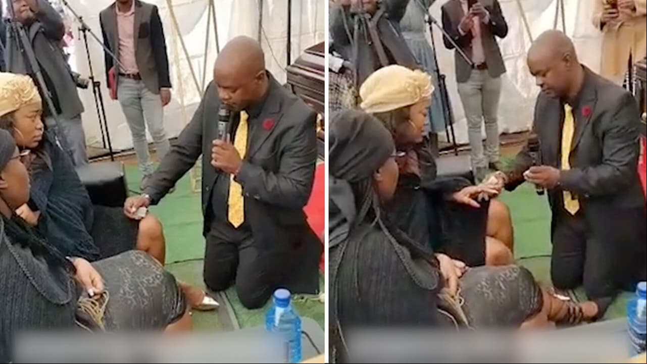 Mujer recibe propuesta de matrimonio ¡en el funeral de su padre!