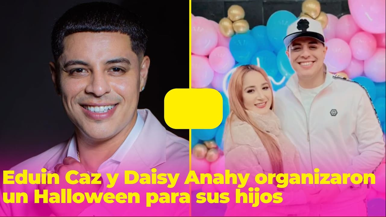 Eduin Caz y Daisy Anahy se volvieron a unir para darles a sus hijos un 'terrorífico' Halloween
