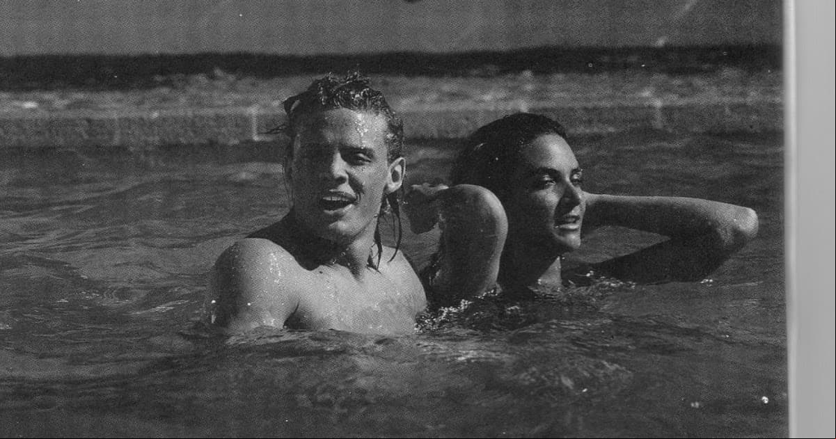 Mariana Yazbek y Luis Miguel durante su noviazgo
